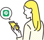 LINEからの登録はQRコードから